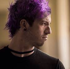 Josh And His Purple Hair Twenty One Pilots One Pilots Purple Hair