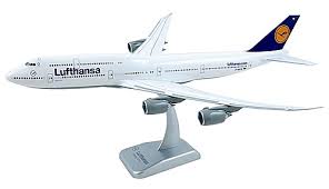 It has three classes of seats and consists of two decks. Lufthansa Boeing 747 8 1 200 Premium Model Airplane Models
