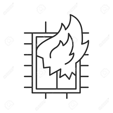 Burning house on fire drawing. House On Fire Linear Icon Burning Broken Window Thin Line Illustration Royalty Free Cliparts Vectors And Stock Illustration Image 98948732