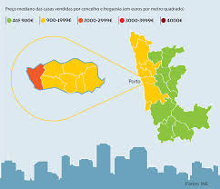 Metro do porto lança concurso para projecto da segunda linha de gaia por 4,8 milhões de euros. Area Metropolitana Do Porto Com Quatro Concelhos Abaixo De 700 Euros Infografias Jornal De Negocios