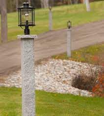 Pin On Granite Lamp Posts Mailbox Posts And Fence Posts