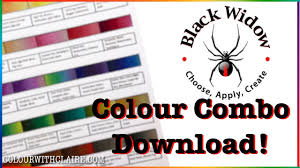 Free Black Widow Colour Combination Chart