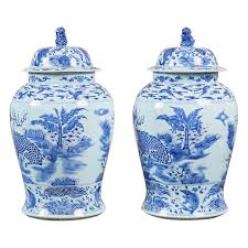 Check out our white ginger jar selection for the very best in unique or custom, handmade pieces from our vases shops. Pair Of Large Blue And White Ginger Jars At 1stdibs