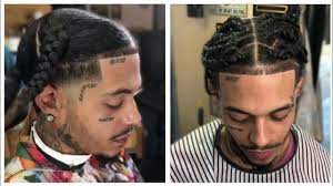 Fade man bun ponytail taper fade. Mens Braids With Taper Fade Novocom Top