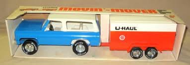 Nylint U Haul Movin Mover Chevy Blazer W Tandem Axle Enclosed Trailer Set W Box 4157 Enclosed Trailers Buddy L Self Storage
