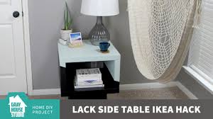 Lack Side Table Ikea Hack Youtube
