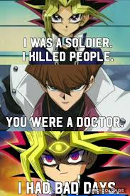 Bbc Sherlock Yugioh Crossover John I Was A Soldier I Killed People Sherlock You Were A Doctor John I Had Bad D Anime Memes Funny Yugioh Anime Funny