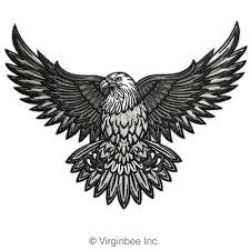 Black And White Eagle Tattoo Designs Pin On Great Tattoos