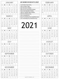 If you want to print a monthly calendar just select any month you want then you will be redirect to the printing page. Uk Holiday 2021 Calendar Template School Bank Public Holidays 2021 Calendar School Holiday Calendar Calendar Template