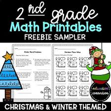 Maybe you would like to learn more about one of these? Christmas Worksheets Math Practice Pages For 2nd Graders Free Sample