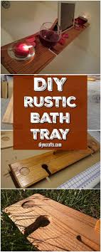 How To Create A Gorgeously Rustic Wooden Wine Glass Holder Bath Tray Diy Crafts