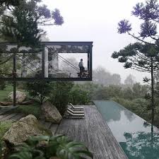 Artsytecture On Instagram Stunning House And Cantilever Designed By Tripperarquitetura Studiovir Artsy Architecture House Architecture Cottage Garden
