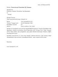 Contoh surat permohonan penerbitan sk pengurus. Surat Permohonan Penerbitan Sk Yayasan