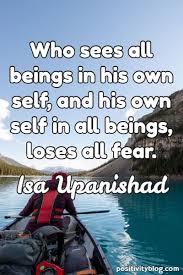 It's an interesting quote because it makes you realise that when you really deconstruct 'fear', it's not real. 73 Inspirational Quotes On Fear