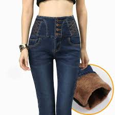 And if you want the traditional flare design in a low rise, our artist flare jeans are made for you. New High Waist Jeans Female Trousers Thick Plus Velvet Skinny Jeans Woman Winter Pencil Pants Denim Blue Black Jeans Femme C2510 Onshopdeals Com