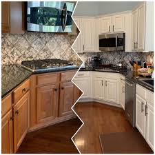 Refurbishing Old Kitchen Cabinets In 2020 Painting Kitchen Cabinets Refurbished Kitchen Cabinets Kitchen Cabinets Before And After
