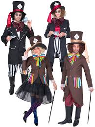 Alice im wunderland kostüm hase. Dunkel Verruckter Hutmacher Kostum Manner Damen Alice Im Wunderland Kostum Paare Film Ebay