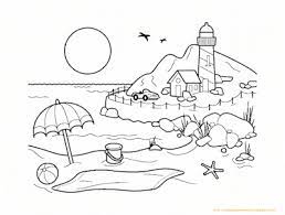 Download now contoh gambar mewarnai tema alam semesta. 10 Gambar Mewarnai Pemandangan Alam Untuk Anak Paud Dan Tk