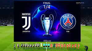 Pes 2020 Juventus Vs Paris Saint Germain 1 4 Final Uefa Champions League Gameplay Pc Youtube