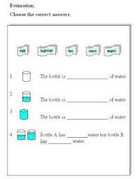 Of Different Shapes And Sizes Exploration Of Capacity Or Volume Volume Worksheets Liquid Volume Fraction Word Problems