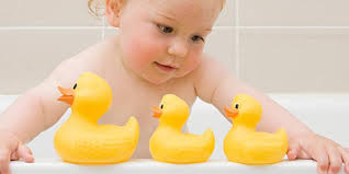 The goldfish in the baby bath. Math In The Bath Naeyc