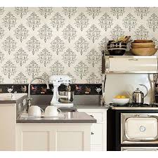 Check spelling or type a new query. Chesapeake Arronsburg Ivory Damask Ivory Wallpaper Sample Ctr64131sam The Home Depot Kitchen Decor Kitchen Wallpaper Kitchen Wall Decor