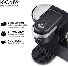 Portable k cup coffee maker. Buy Keurig K Cafe Single Serve K Cup Coffee Maker Latte Maker And Cappuccino Maker With Dishwasher Safe Milk Frother Coffee Shot Capability Compatible With All Keurig K Cup Pods Dark Charcoal Online In Taiwan B07c1xc3gf