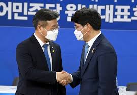 안규백, 민주당 원내대표 불출마…박완주·윤호중 '2파전'. Pupljm2wgt Gqm