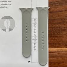 If there is no indication of the size on the back of your old band, then make a measurement between the lugs where the band attaches to the watch (like the sample below). Daring Fireball More Adventures In Solo Loop Sizing