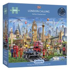 Is this the humble jigsaw puzzle's then, as you get to bigger and bigger jigsaw puzzles, there's the challenge of actually assembling all the pieces, which gets more and more difficult. London Calling 1000 Piece Jigsaw Puzzle 900 15 00 Jacks Of Bath