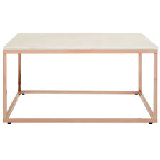2 tier wooden small square end coffee&tea table for home living room and office. Rose Gold Allure Square Coffee Table Contemporary Lounge Furniture
