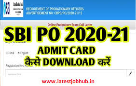 You should be detailed from this section about sbi po admit card prelims 2021. Sbi Po Admit Card 2020 21 Out Probationary Officer Prelims Exam Date Latest Job Hub