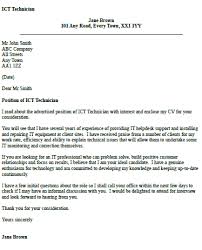 Application Letter For Computer Technician Position Cover Letter For A Computer Technician