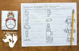 Start small by scanning the words for prefixes and. Scarecrow Themed Cvc Unscramble The Word 3 Dinosaurs