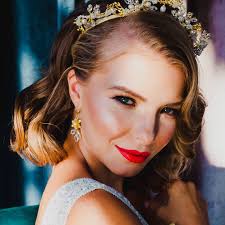 Wholesale Gold bridal earrings Wedding jewelry CZ crystal drop earring for  your store