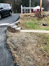 Determine your asphalt driveway thickness and width. Driveway Edge Sloping Issue