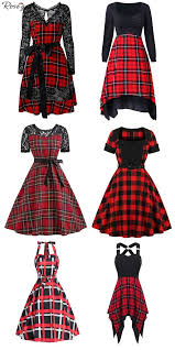Rosegal Vintage Plaid Dress For Women Rosegal Dress Vintage Plaid Pretty Dresses Vintage Dresses Womens Vintage Dresses