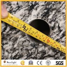 The curvy shape below will be measured from its widest point and by length. China Customize Cheap White Wave Granite Lowes Kitchen Countertops For Home China Vanity Tops Countertops