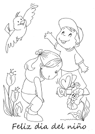 Así, google presenta este doodle con un diseño de flores, estrellas y soles dibujados con tizas sobre suelo gris que se ha llenado de colores, como si hubiera sido hecho por un grupo de niños que jugaba en dicho. 60 Imagenes Con Dibujos Del Dia Del Nino Para Colorear Colorear Imagenes