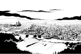 5 photos of the modern black and white kitchen with showcased memories. 2