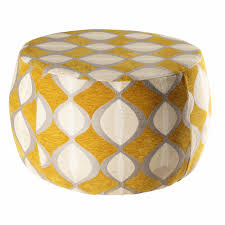 Pouf Jacquard De Velours Moutarde Et Beige Space 1000 6 1 165518 1 Jpg 1000 1000 Salon Jaune Pouf Jaune Pouf