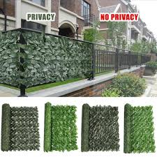 Maybe you would like to learn more about one of these? 1 3m Artificial Privacy Fence Screen Faux Ivy Leaf Screening Hedge For Outdoor Indoor Garden Backyard Patio Decoration Outdoor Screens Protection Garden Outdoors Clinicadelpieaitanalopez Com