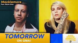Good morning sunshine — good morning music. Good Morning America Tomorrow It S Going To Be A Glorious Morning In Times Square Macklemore Performs Live Featuring Skylar Grey Don T Miss This One Tag A Friend Facebook