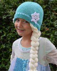 A wide variety of handmade knitting frozen elsa hats options are available to you, such as material, age group, and gender. Snow Queen Elsa Frozen Knit Hat With Braid Etsy