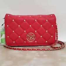 Chic Red Purse By Badgley Mischka Usa Gift Chic Red Purse By Badgley Mischka Ferns N Petals