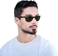 Ray-Ban Mens New Wayfarer Flash 0Rb2132 Sunglasses, Tortoise/Polarized  Green, 55 Mm: Buy Online at Best Price in UAE