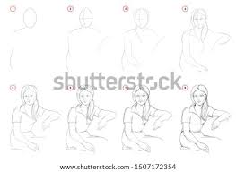 Learning to draw pencil art is very simple, it can be done by anyone, both a child and an adult. Step By Step Girl Drawing At Getdrawings Free Download