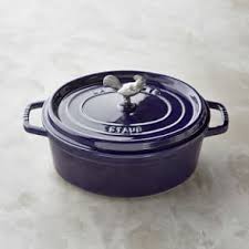 Staub Enameled Cast Iron Round Dutch Oven Coq Au Vin Staub Cast Iron
