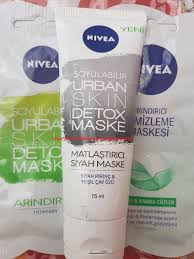 Renkkolik Nivea Soyulabilir Urban Skin Detox Maske Matlastirici Siyah Maske Siyah Pirinc Ve Yesilcay Ozu