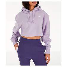 Cropped Purple Hoodie Debisschop Be